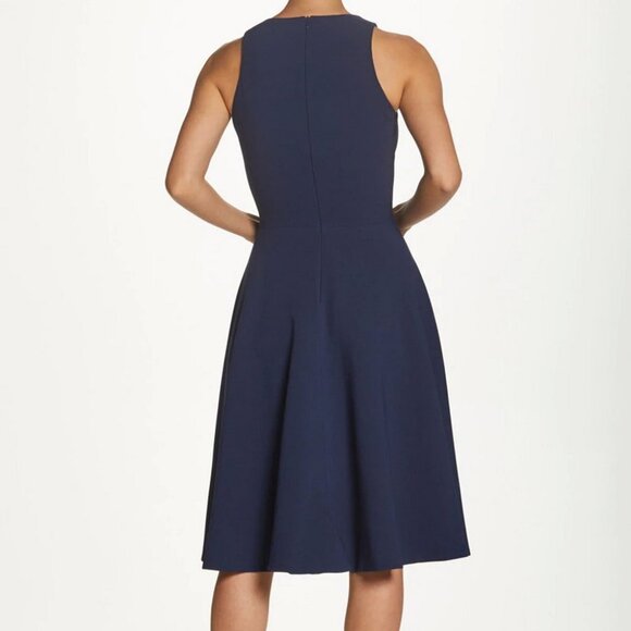 Dress The Population Midnight Blue Catalina Fit & Flare Cocktail Dress - Picture 3 of 3